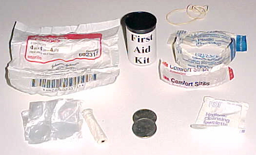 Contents of First Aid Kit