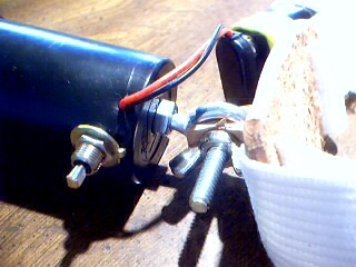 Close-up of film canister