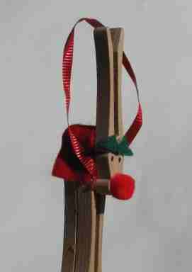 Clothespin Rudolph