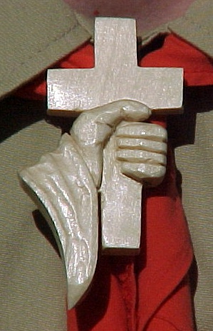 Hand Holding Cross